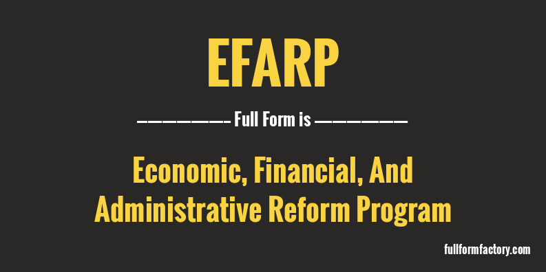 efarp-full-form