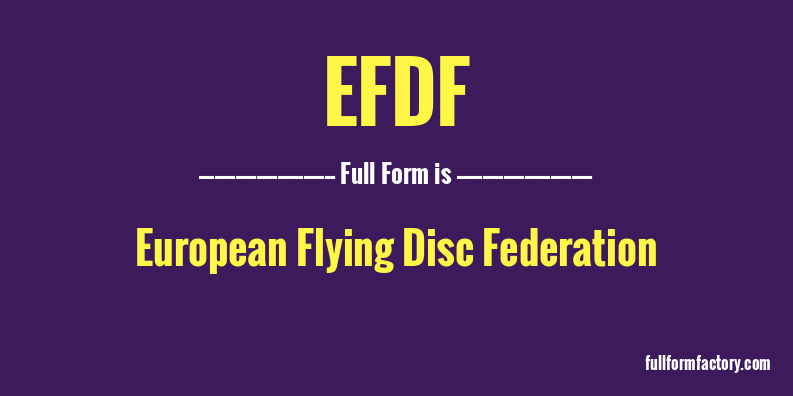 efdf-full-form