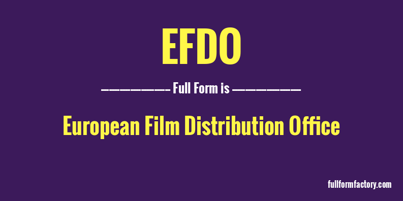 efdo-full-form