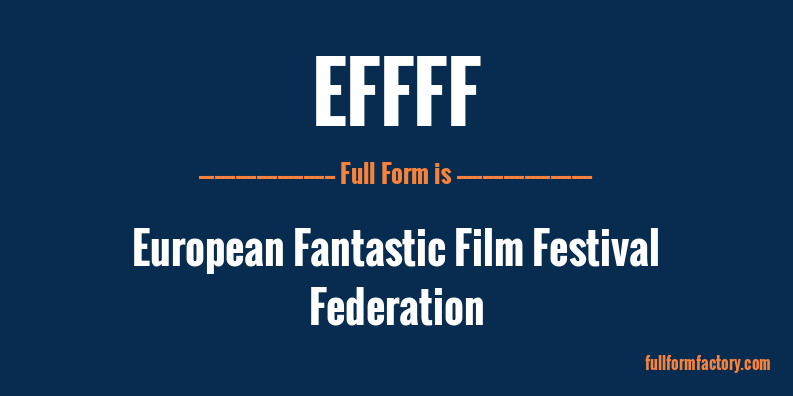 effff-full-form