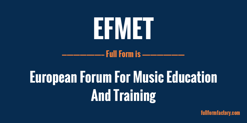 efmet-full-form