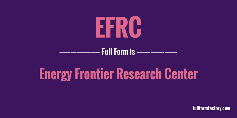 efrc-full-form