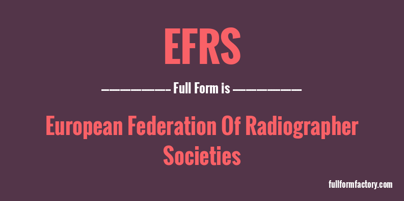 efrs-full-form
