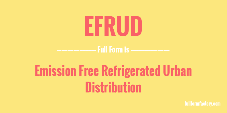 efrud-full-form