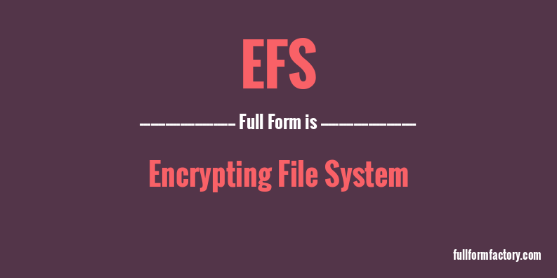 efs-full-form