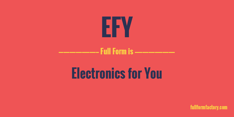 efy-full-form
