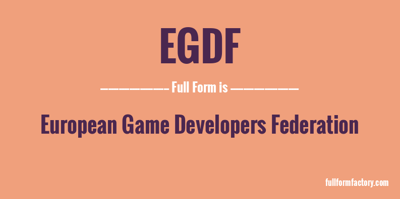 egdf-full-form