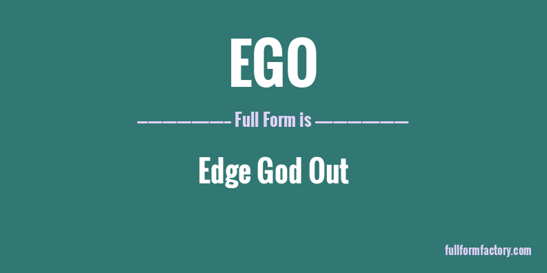 ego-full-form