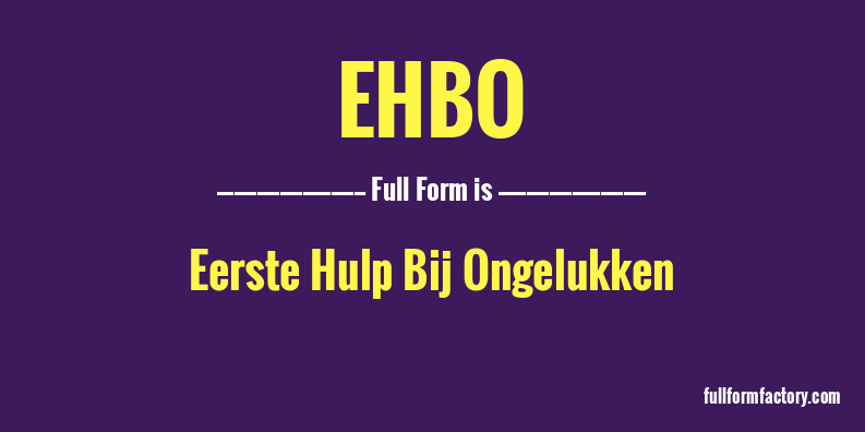 ehbo-full-form