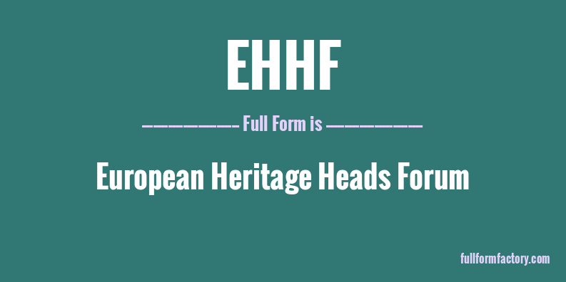 ehhf-full-form
