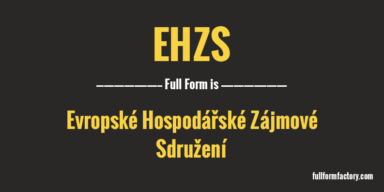 ehzs-full-form
