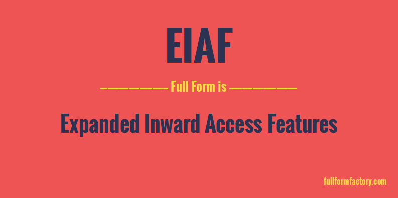 eiaf-full-form