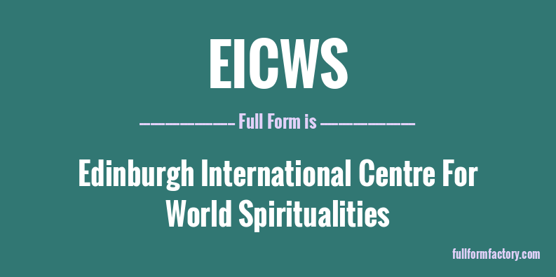 eicws-full-form
