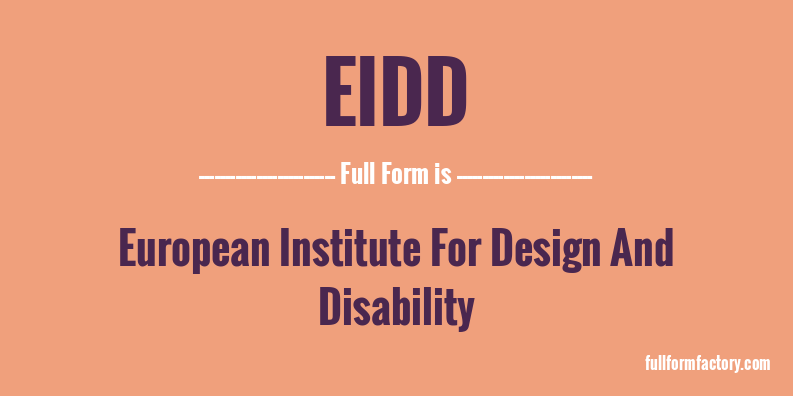 eidd-full-form