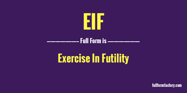 eif-full-form