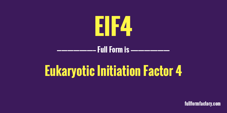 eif4-full-form