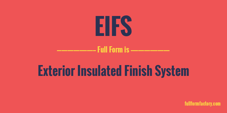 eifs-full-form
