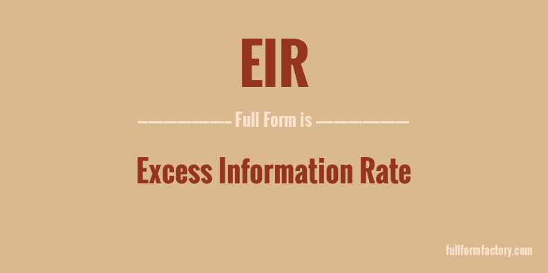 eir-full-form