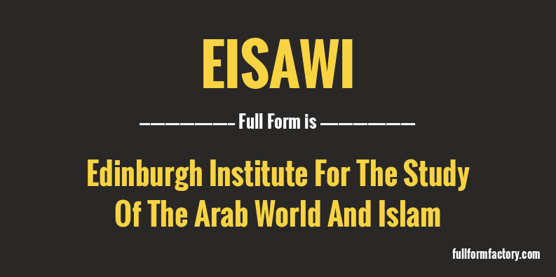 eisawi-full-form