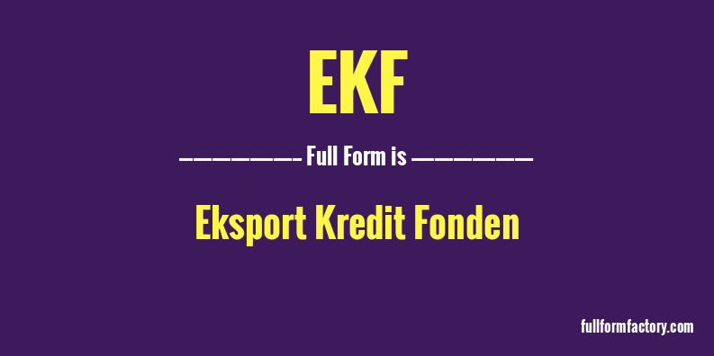 ekf-full-form