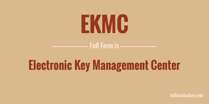 ekmc-full-form