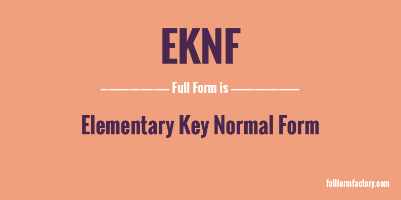 eknf-full-form