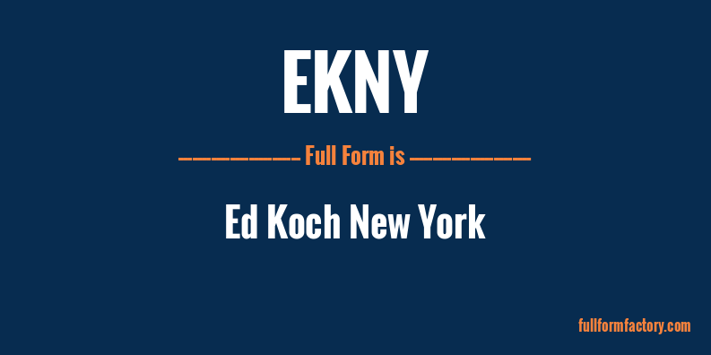 ekny-full-form