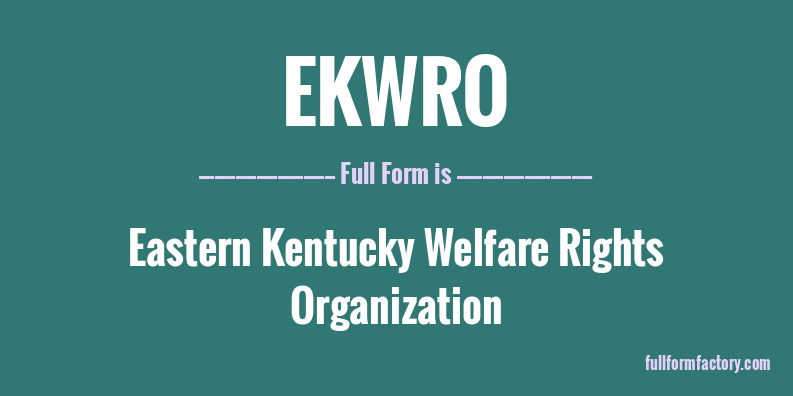 ekwro-full-form