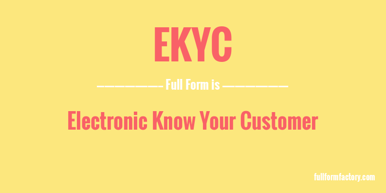 ekyc-full-form