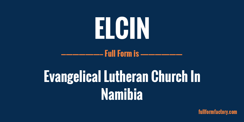 elcin-full-form