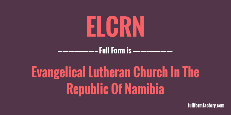 elcrn-full-form