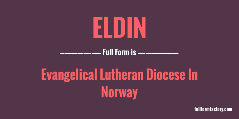 eldin-full-form
