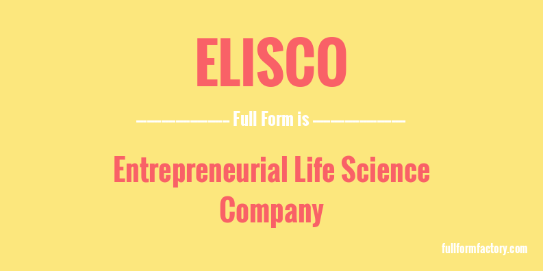 elisco-full-form