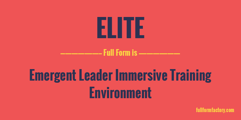 elite-full-form