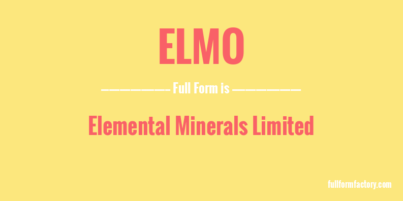 elmo-full-form