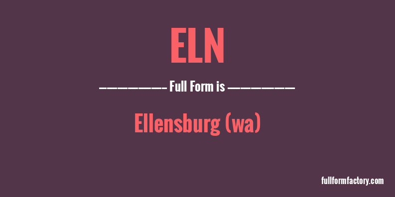 eln-full-form