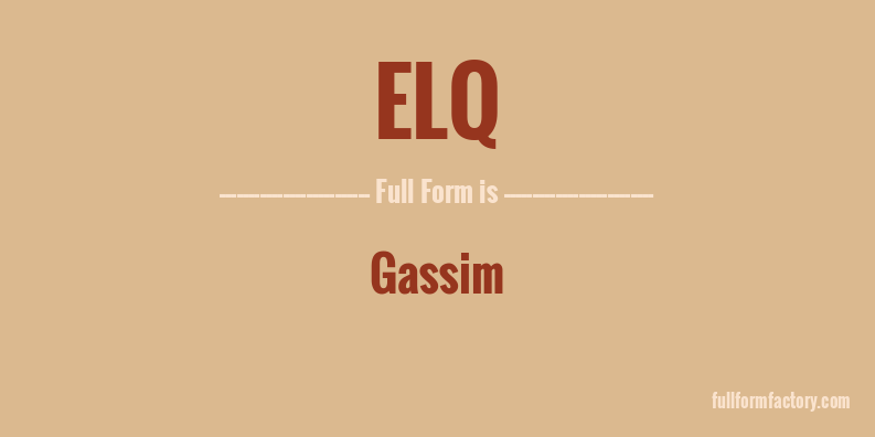 elq-full-form