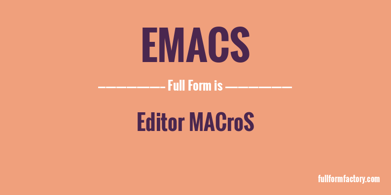 emacs-full-form