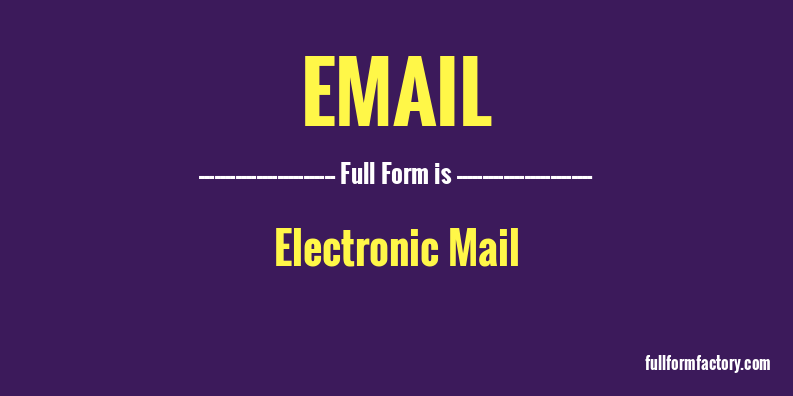 email-full-form