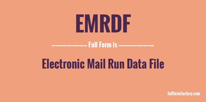 emrdf-full-form
