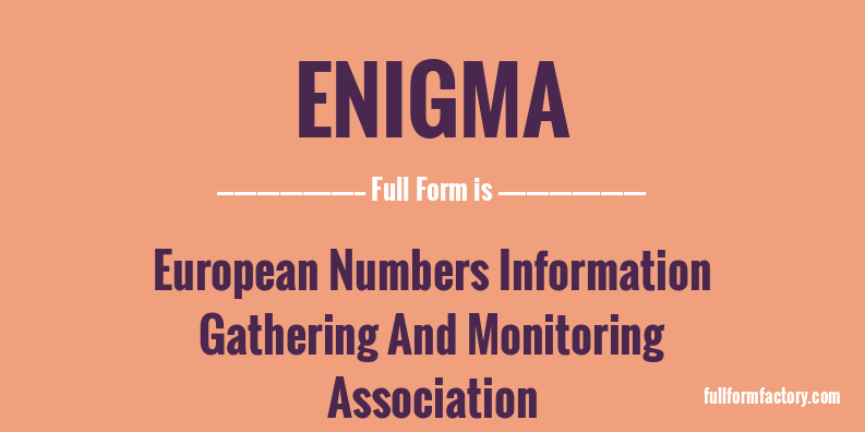 enigma-full-form