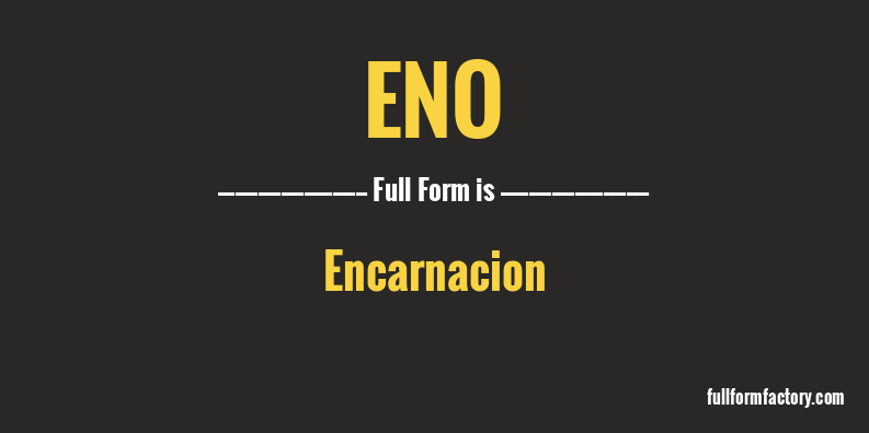 eno-full-form