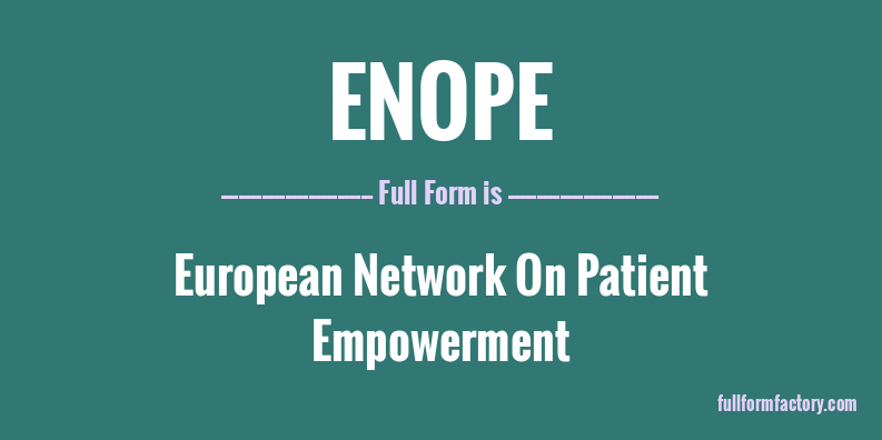 enope-full-form