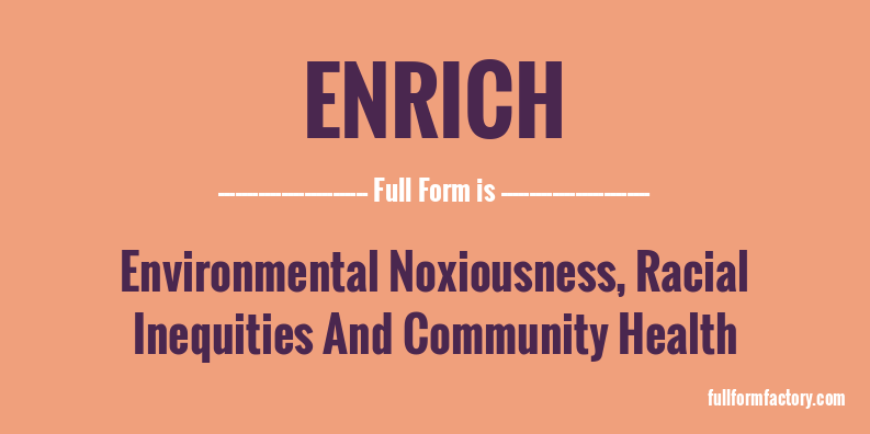 enrich-full-form