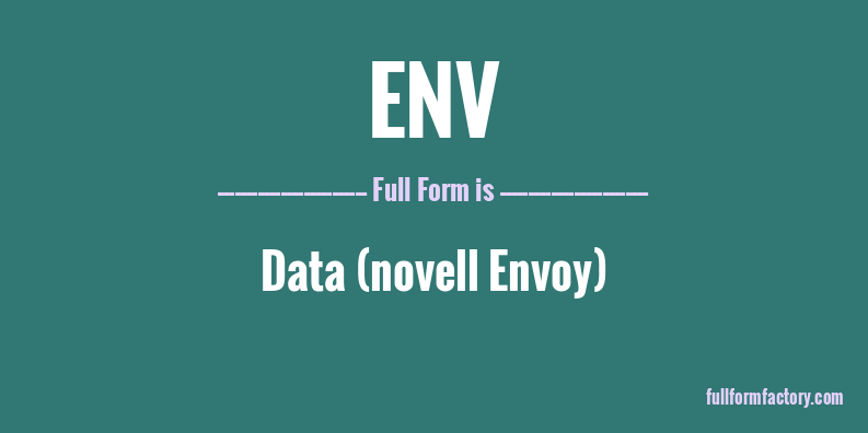 env-full-form