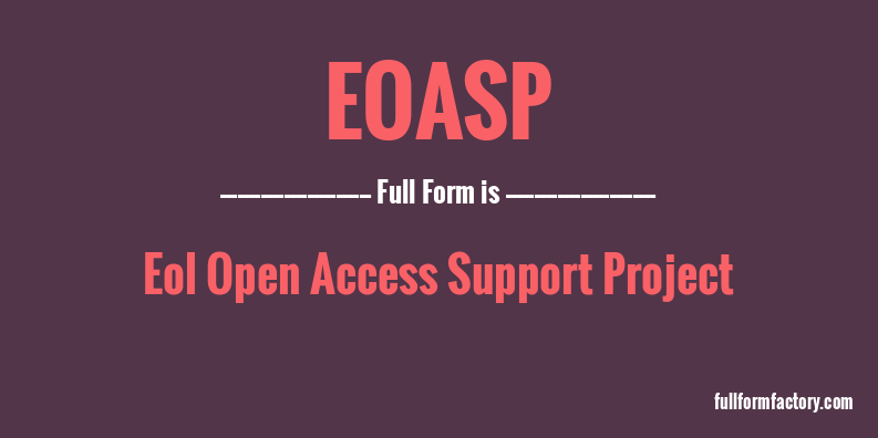 eoasp-full-form