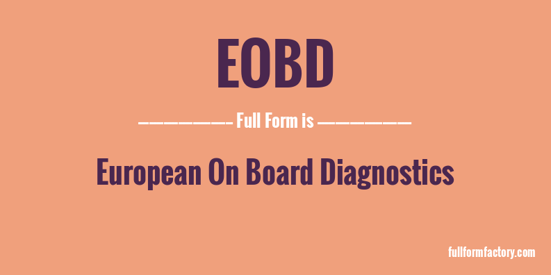 eobd-full-form