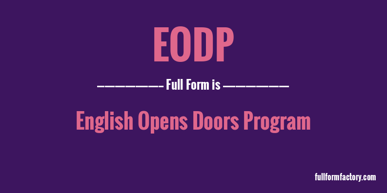 eodp-full-form