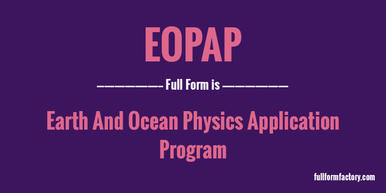 eopap-full-form