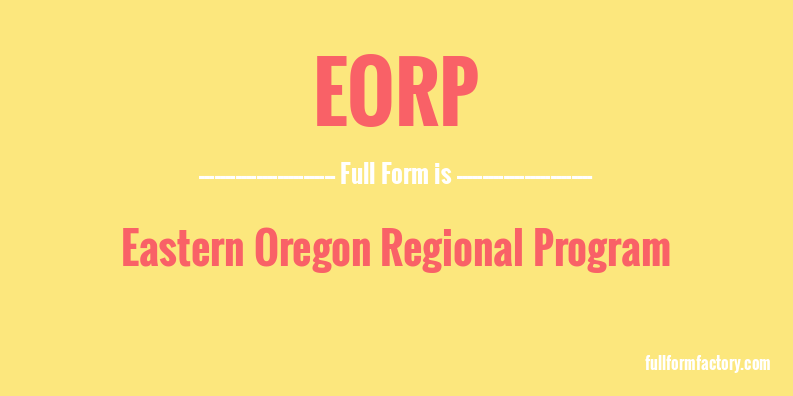 eorp-full-form